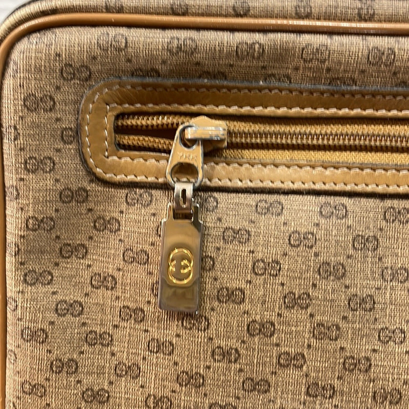 Gucci Brown Micro GG Camera Bag/crossbody Vintage Bundle