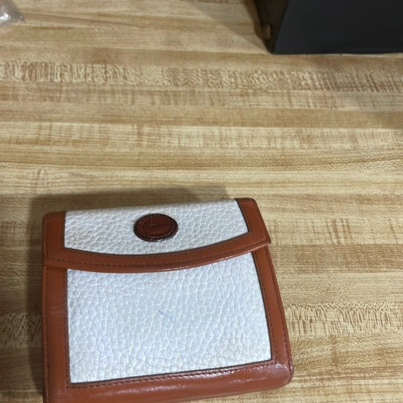 Vintage Dooney & Bourke All Weather Leather Large Credit Card Wallet