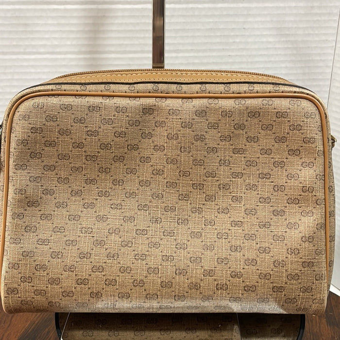 Gucci Brown Micro GG Camera Bag/crossbody Vintage Bundle