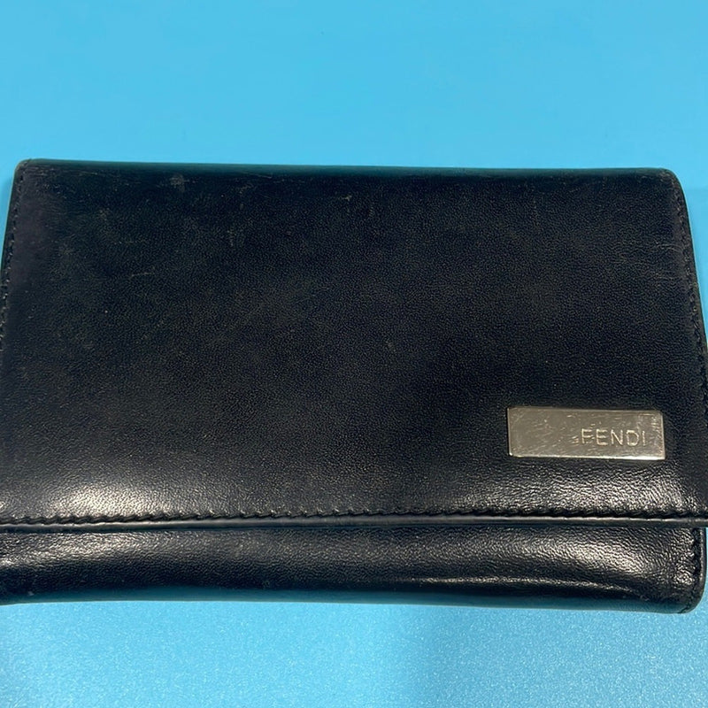Fendi Bifold Wallet Black COA