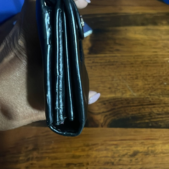 COACH Black Ashley Leather Wallet