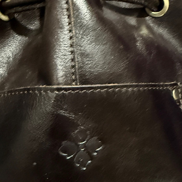 Patricia Nash Melrose Drawstring with Floret Key Fob Leopard Haircalf