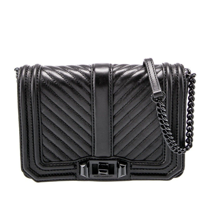 Rebecca Minkoff Chevron Quilted Small Love Crossbody