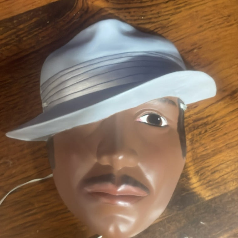 Ceramic Man head wall hanging. Rare Find
