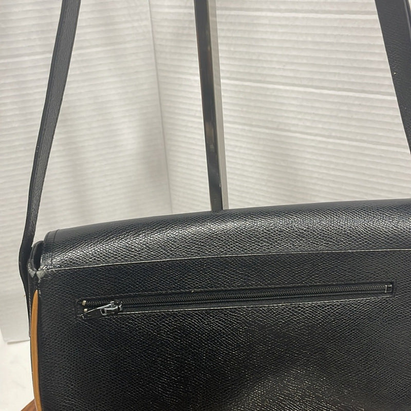 Morabito Black and Brown Leather Bag