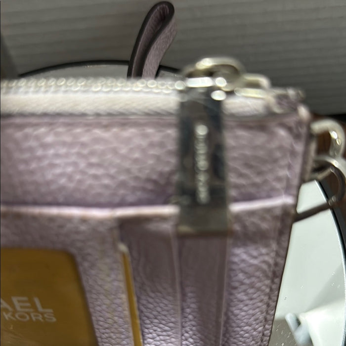 Michael Kors Lavender Leather Wristlet