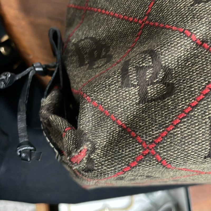 Dooney & Bourke Purse Handbag Logo All Over Print