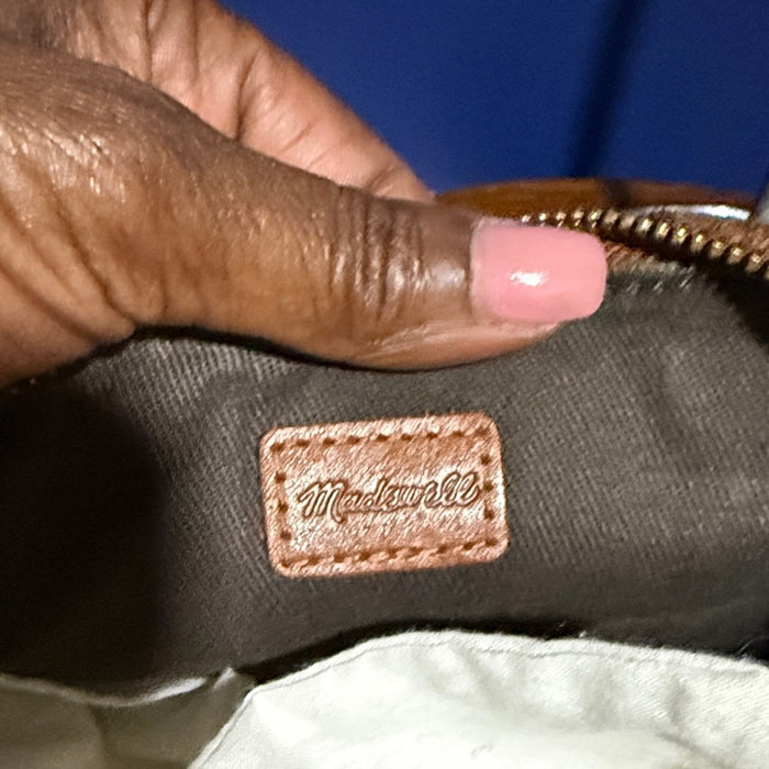 Madewell Transport Small Tote Crossbody Bag Brown