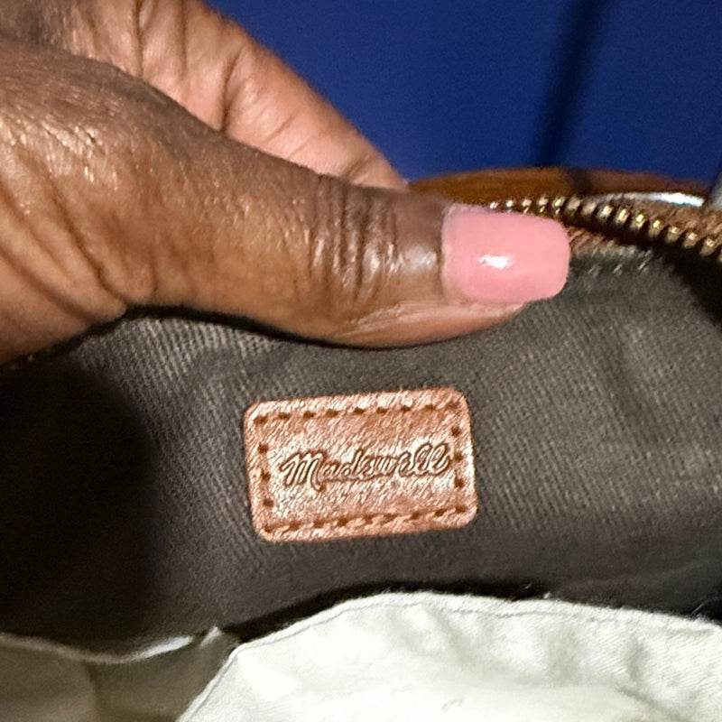 Madewell Transport Small Tote Crossbody Bag Brown