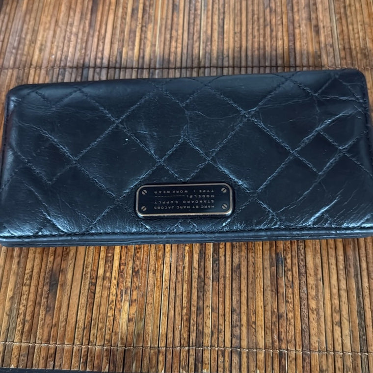 Marc Jacobs Black Leather Wallet