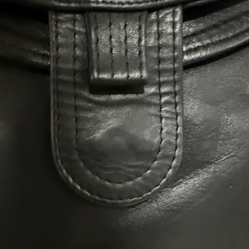 Jane Hopkinson Black Leather Shoulder Big (1989)