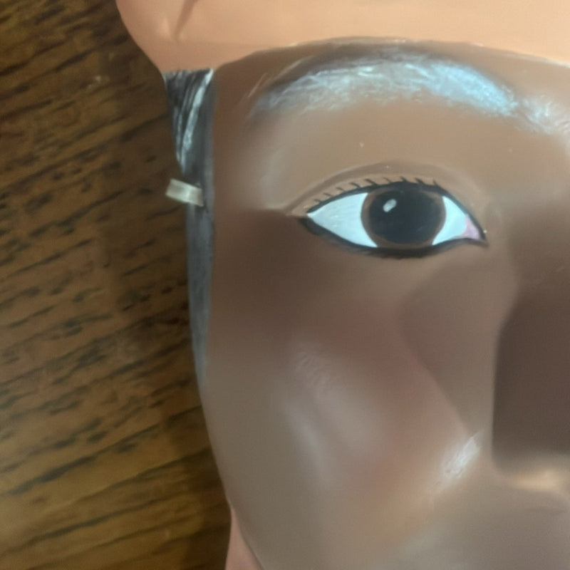 Ceramic Man head wall hanging. Rare Find
