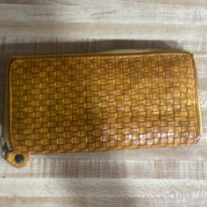 Ashwood Daisy Yellow Wallet Leather Purse Clutch