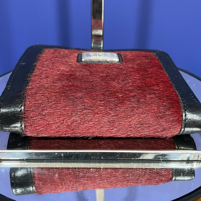 Brighton Leather and calf bifold with zipper
