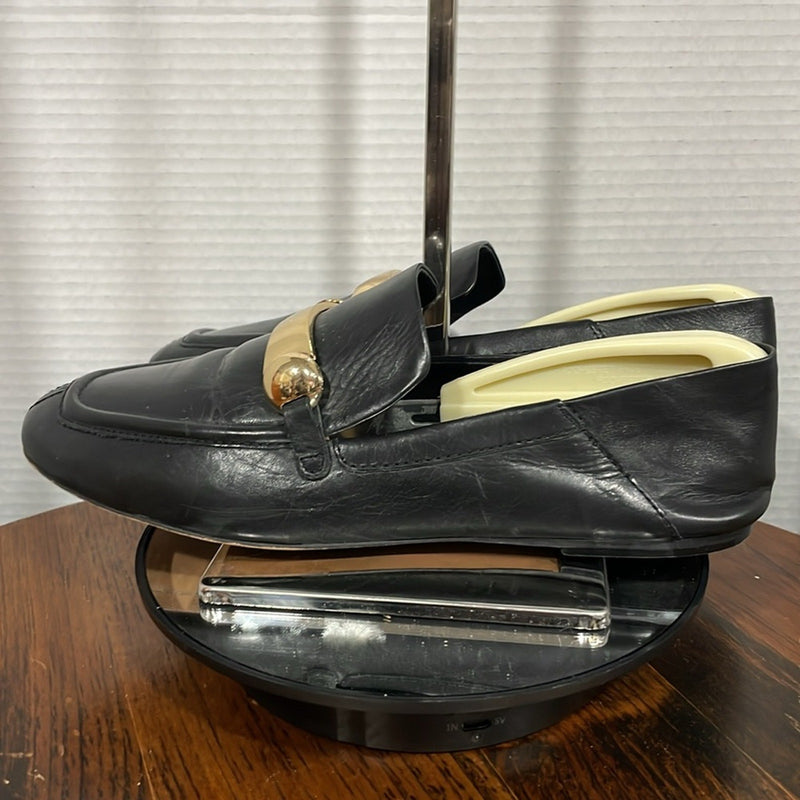EUC Vince Camuto Leather Slip-On Loafers Padaire Black