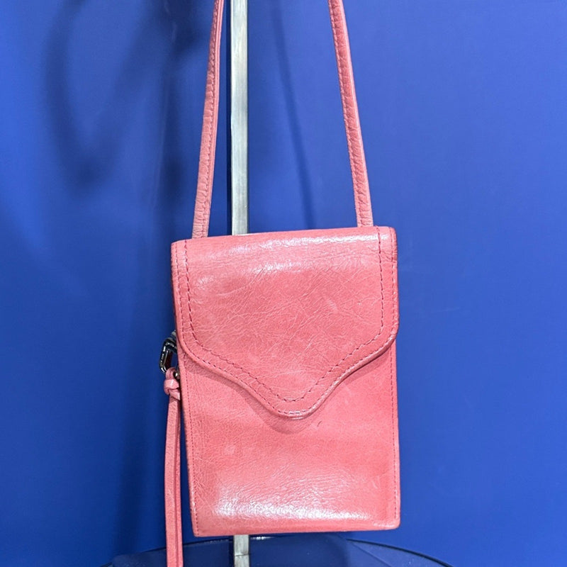 HOBO Pink Leather Crossbody Bag