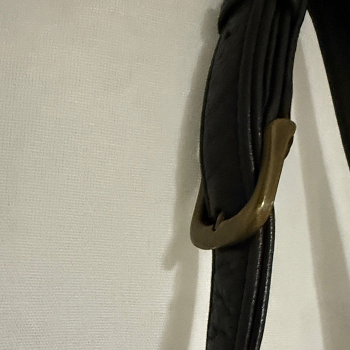 Jane Hopkinson Black Leather Shoulder Big (1989)