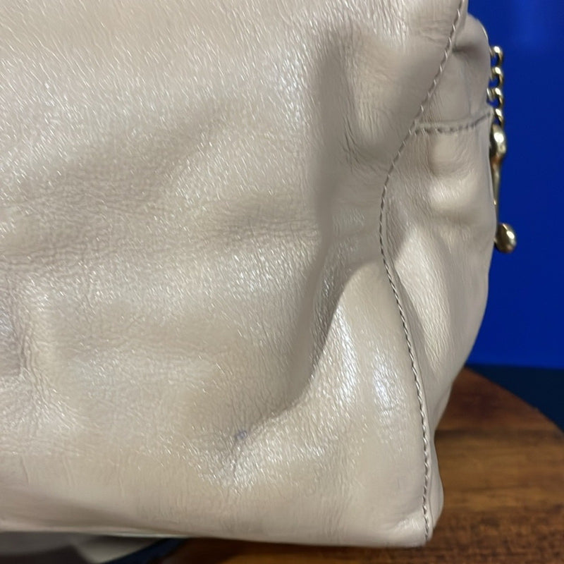 Juicy Couture Leather Satchel Handbag Bag RARE FIND