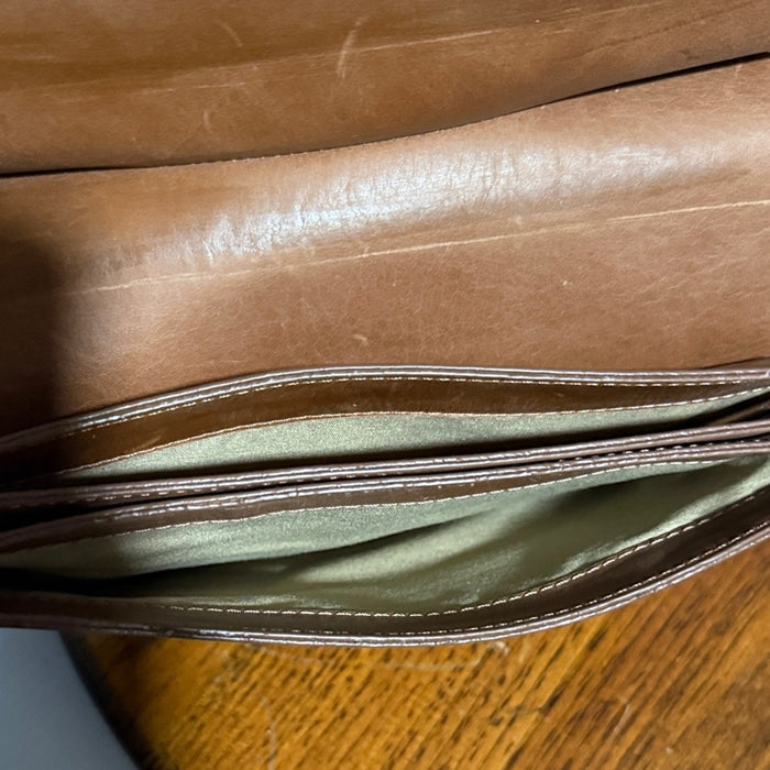 Able Tan Leather Crossbody Bag