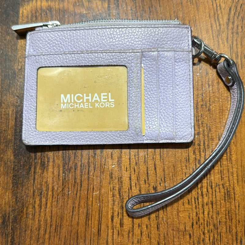 Michael Kors Lavender Leather Wristlet