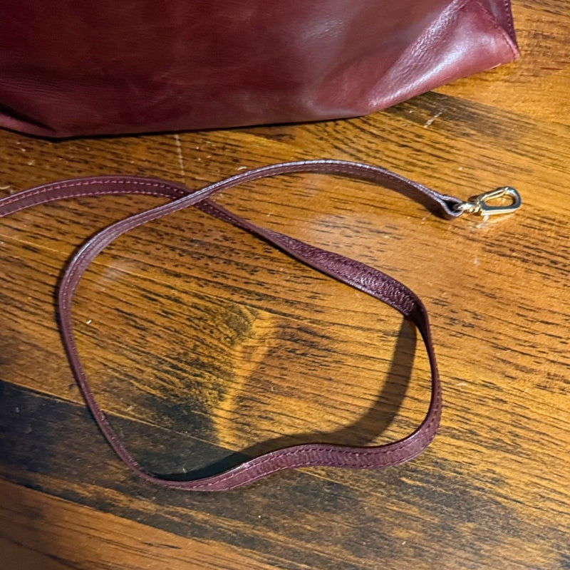 ETIENNE AIGNER Leather VTG Tote Bag Cognac