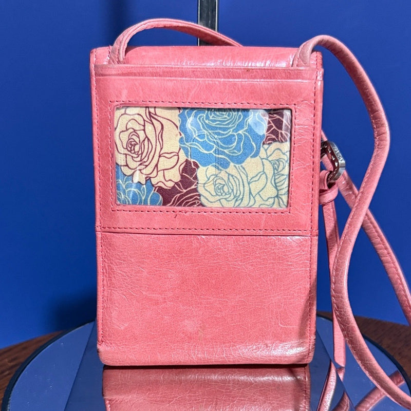 HOBO Pink Leather Crossbody Bag