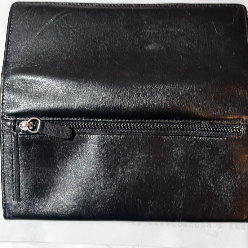 Barney’s New York black leather women’s wallet