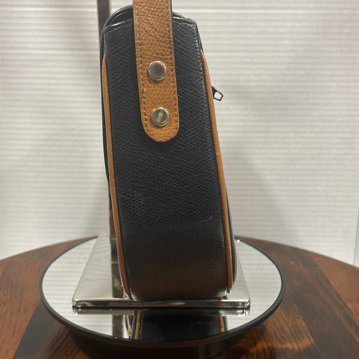 Morabito Black and Brown Leather Bag