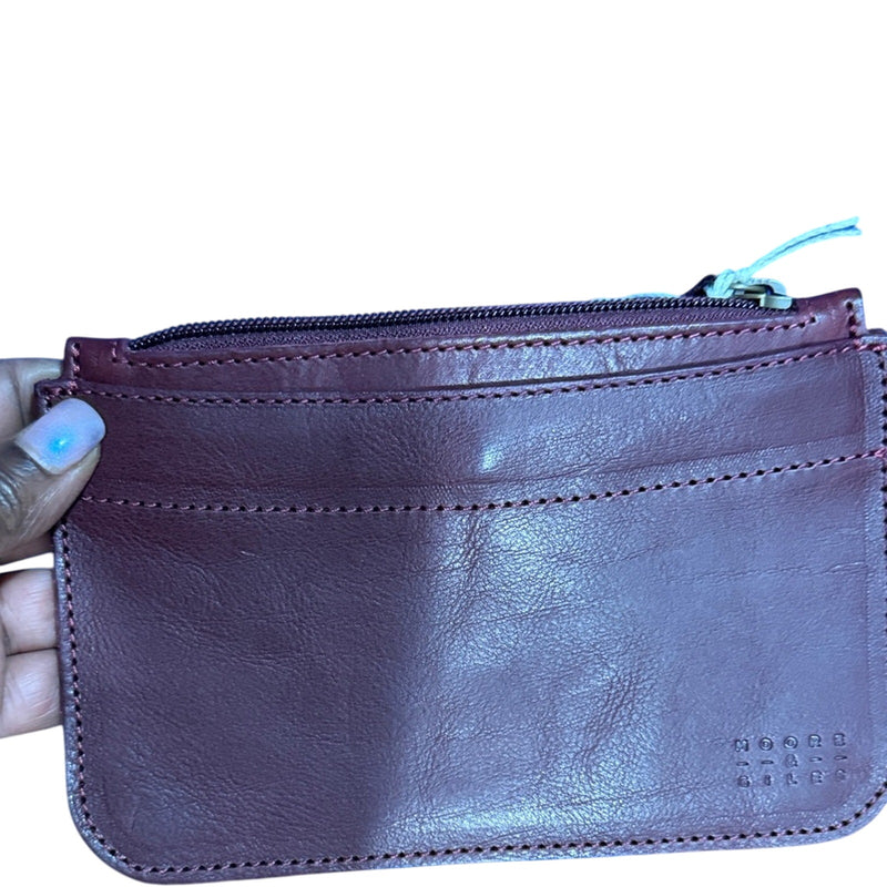 MOORE & GILES SMALL LEATHER ENVELOPE NWT