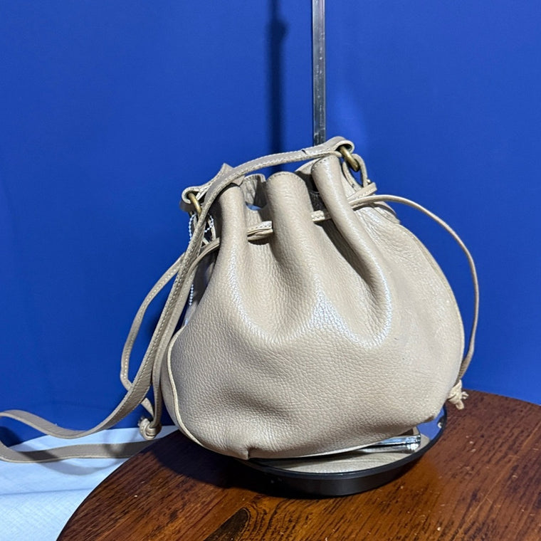 Vintage Coach 4219 Sheridan Marietta Drawstring Bag Beige