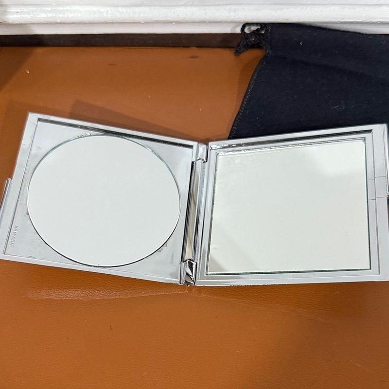 Silver and Gold Compact Mirror