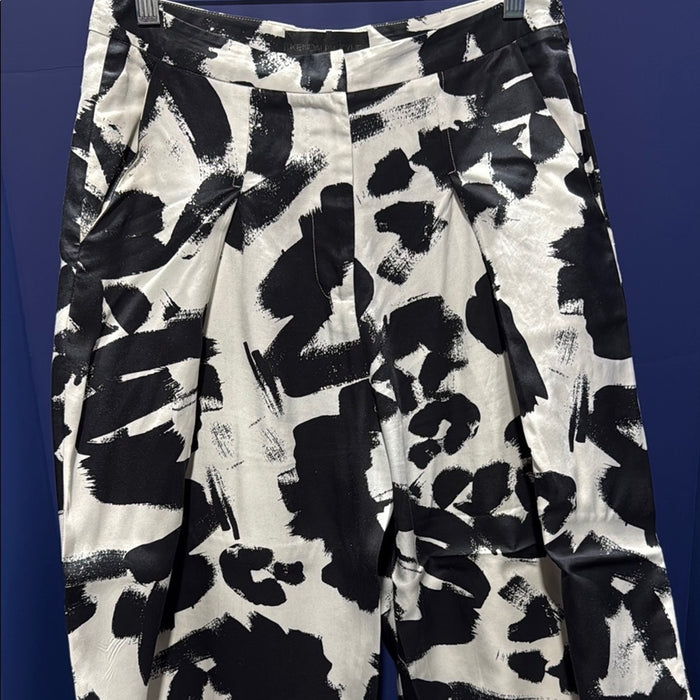 Kendall & Kylie Black and White Wide Leg Pants