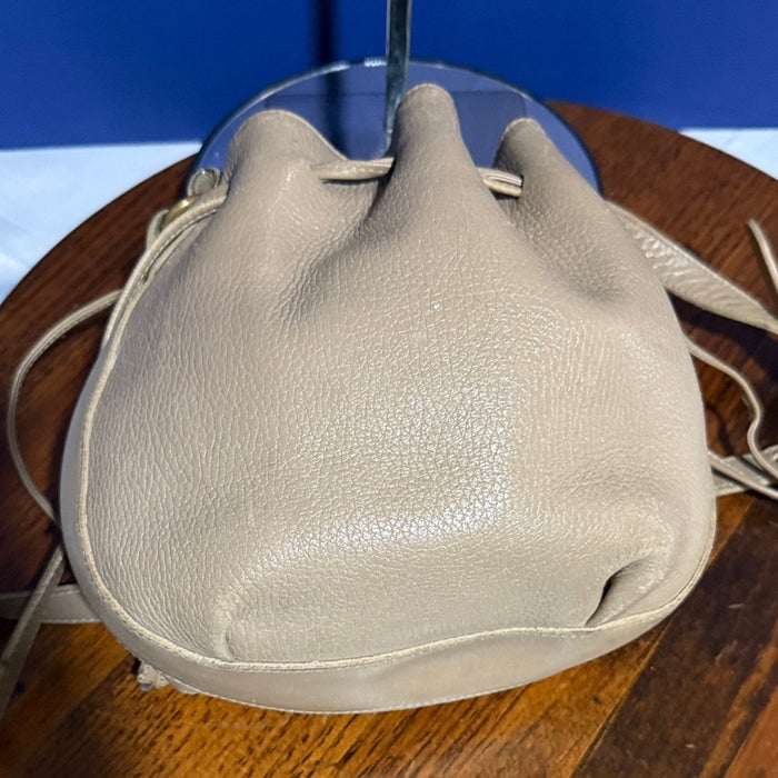 Vintage Coach 4219 Sheridan Marietta Drawstring Bag Beige