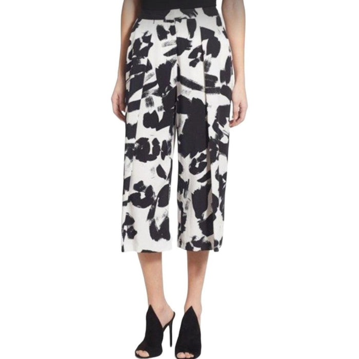 Kendall & Kylie Black and White Wide Leg Pants
