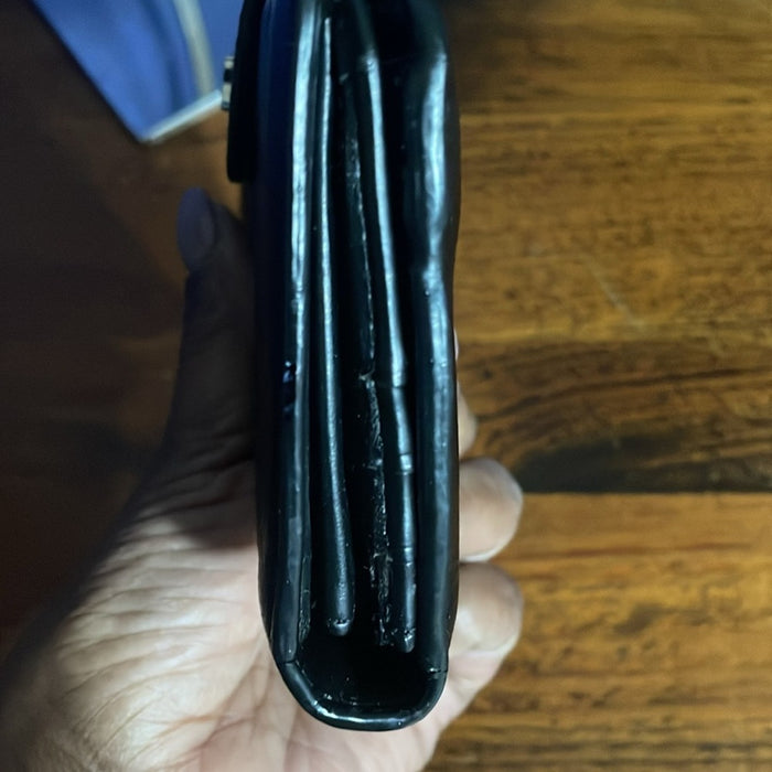COACH Black Ashley Leather Wallet