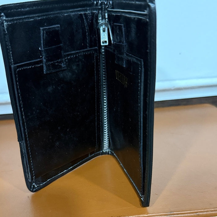 Elegant Pony Hair Brown Leather Wallet