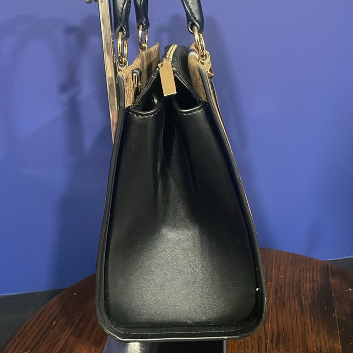 MICHAEL KORS Marilyn Monogram Satchel Tote Bag In