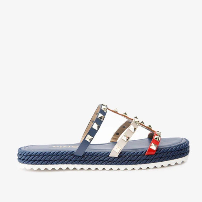 Vinci Seul Multicolor Multi Strap Flat Women Sandal