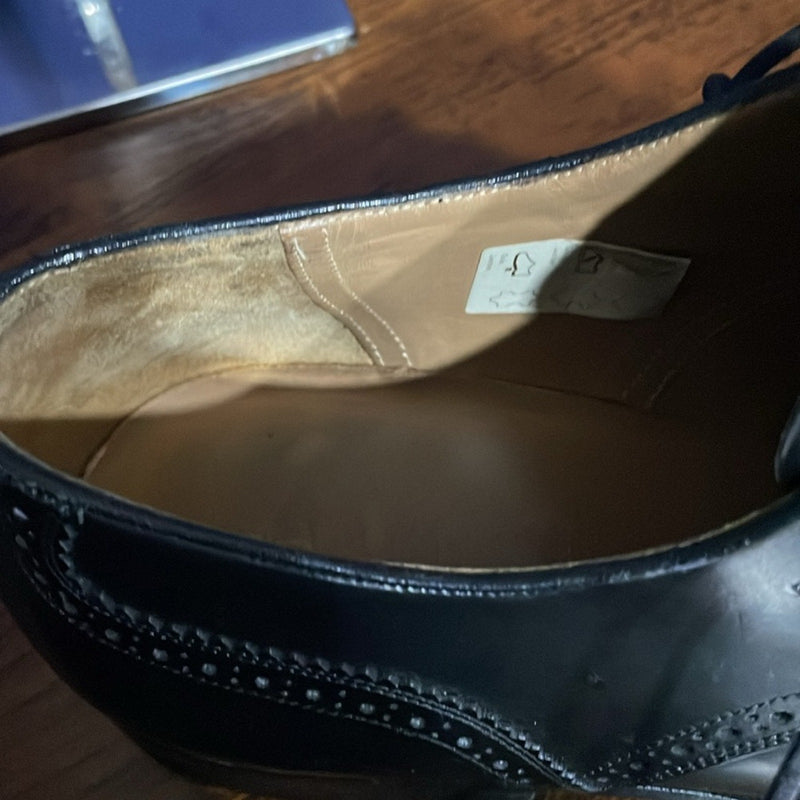 Bally Cap Toe Men’s Black Leather Badia Shoes