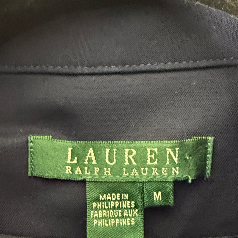 Lauren Ralph Lauren Navy Double-Breasted Peacoat with Gold-Tone Buttons