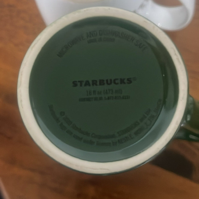 Starbucks Bundle Limited Edition Christmas Mug Collection w/small handmade cards