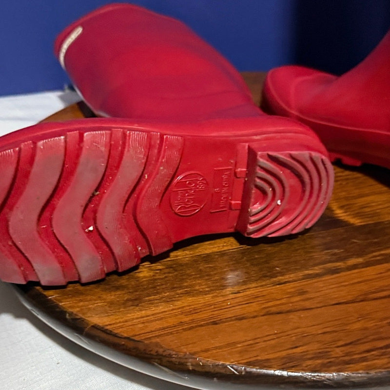 Henri Bendel Women's Red Rain Boots