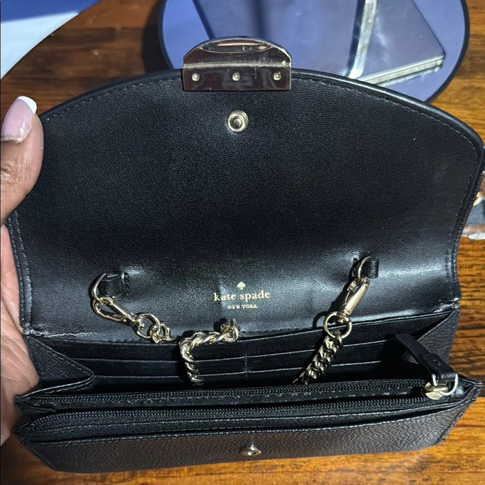 Kate Spade Milou Mulberry Street Black  Clutch/ Wallet/ Wristlet