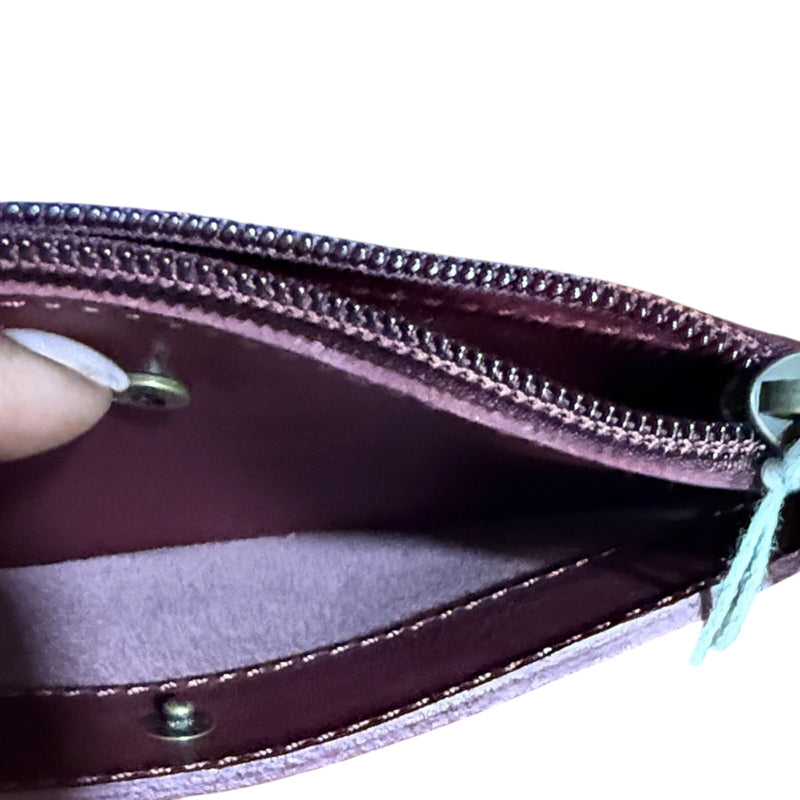 MOORE & GILES SMALL LEATHER ENVELOPE NWT
