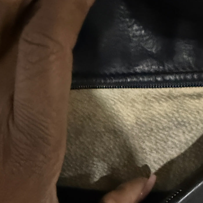 Jane Hopkinson Black Leather Shoulder Big (1989)