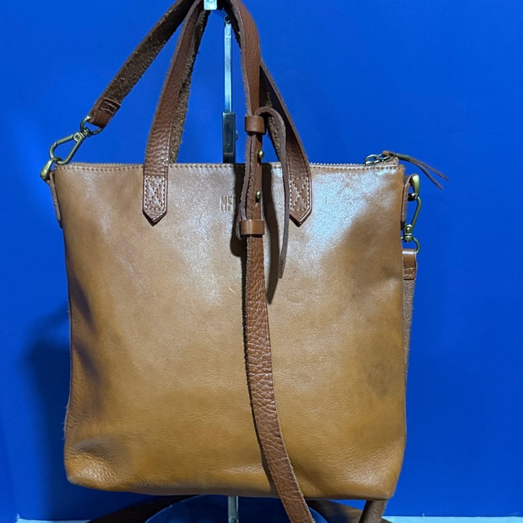 Madewell Transport Small Tote Crossbody Bag Brown