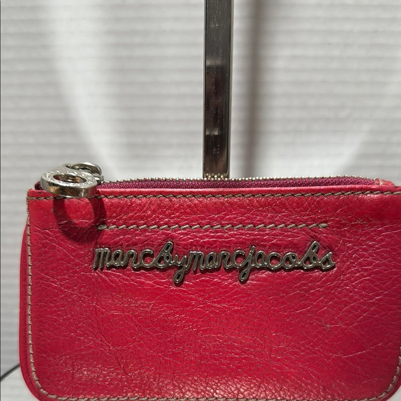 Marc by Marc Jacobs Red Leather Wallet