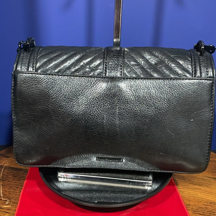 Rebecca Minkoff Chevron Quilted Small Love Crossbody