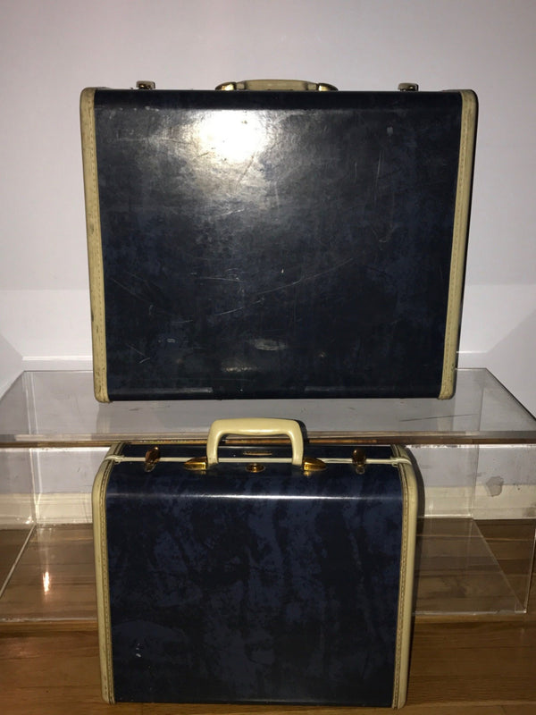 Marble Blue Samsonite 2 Piece Set