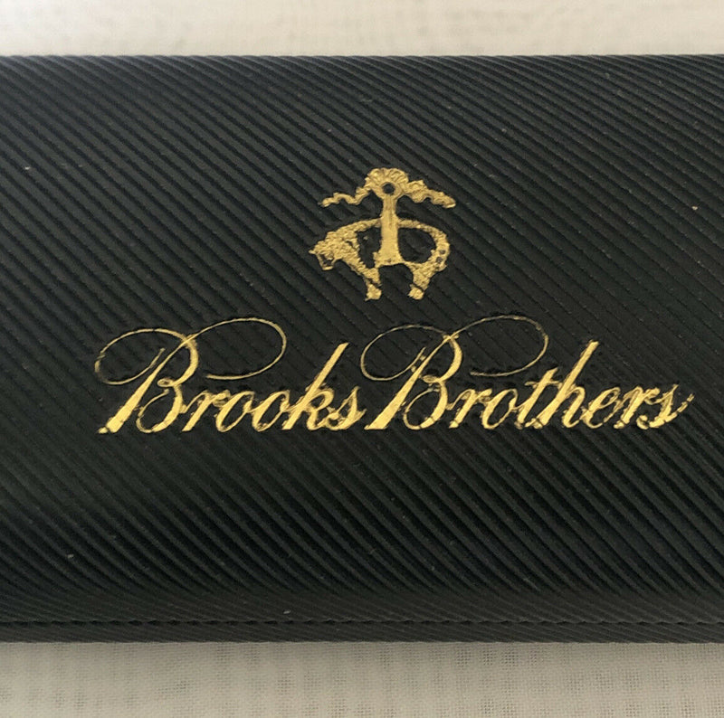 Brooks Brothers Sunglasses Case Blue Hardshell